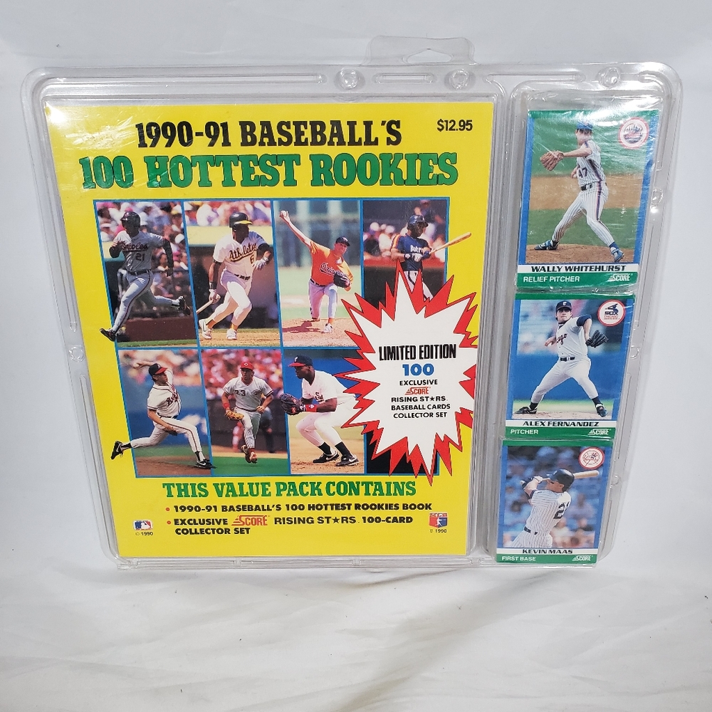 BASEBALLS 100 HOTTEST ROOKIES CARDS SCORE 1990-91 FACTORY SEALED LIMITED EDITION